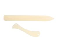 Lurrose Strumento per Piegare Carta in ABS 2 Pezzi, Piega-Ossa e Tagliacarte Portatile per Scrapbooking, Cucito, Rilegatura e Lavori di Carta Artigianali