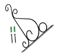 Lurrose Supporto da Parete per Piante in Ferro Stile Tradizionale Gancio Appendivasi Rustproof per Esterno e Interno per Balcone Giardino e Patio Design Semplice e Solido