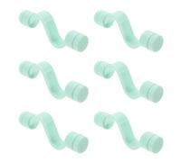 Lurrose Supporto Magnetico Porta Lavatrice 6 Pezzi Fermaporta Ventilazione in Plastica Resistente Accessorio per Sportello Carica Frontale per Ridurre Odori e Mantenere Aperto