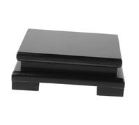 Lurrose Supporto per Fioriera Rettangolare in Legno Stabile e Multiuso Base Espositore per Piante da Interno per Balconi Uffici e Giardini