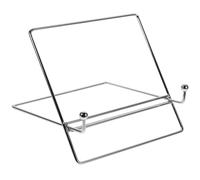 Lurrose Supporto per Laptop in Ferro Battuto Antiruggine Design Cavo per Raffreddamento, Leggio Multifunzionale da Scrivania 19,8x17,3x15 Cm per Computer Portatile, Tablet e Lettura