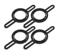 Lurrose Supporto per Tweeter Auto Staffa di Montaggio per Altoparlanti Nero in Plastica 4 Pezzi Migliora Durata e Prestazioni Accessorio per Sistema Audio Veicolare