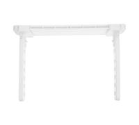 Lurrose Supporto Pieghevole per Sacco della Spazzatura da Cucina in Plastica Bianca Supporto a Parete Multifunzione Piccolo per Lavandino Porta Sacco Salvaspazio per Bagno e Arredamento