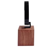 Lurrose Supporto Porta Orologio da Polso in Legno Nero Lunetta a C Nera Espositore per Orologi da Scrivania Organizer per Negozio Casa e Ufficio