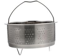 Lurrose Vaporiera in Inossidabile 304 CM per Pentola Elettrica Cestello per Cottura a Vapore di Ravioli e Dim Sum Supporto Separatore per Riso e Brodo Resistente e