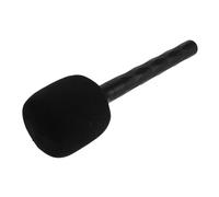 Lurrose Wireless Microphone Handheld Adapter Ergonomic Grip Portable Mic Handle For Interviews Lectures Wedding Speeches Compatible With Various Microphones