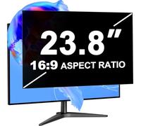 LUSA DESIGN Filtro per la privacy del computer da 23,8 pollici per rapporto di aspetto 16:9, protezione degli occhi anti riflesso della luce blu, rimovibile nero oscurante anti spia desktop protezione