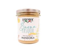LUSCIOUX Crema spalmabile alla Mandorla con il 45 % di Mandorle | 200 g | Buona Pasqua