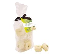 LUSCIOUX Cubetti di torrone morbido al Pistacchio e cioccolato bianco in Busta con Fiocco (200)