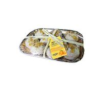 LUSCIOUX Pasta di Mandorla in vassoio da 150 g (Al Mandarino)