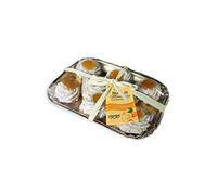 LUSCIOUX Pasta di Mandorla in vassoio da 150 g (All' Arancia)