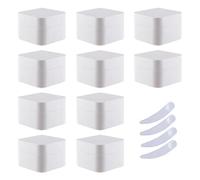 LusDoly 24 Pezzi 30ml Piazza Bianco Vasetti di Plastica Cosmetici Contenitori Cosmetici, Maschera, Cream gli occhi, Balsamo Labbra DIY