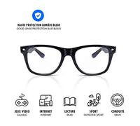 Lusee - Occhiali per videogiochi e lavoro, protezione anti luce blu (videogiochi, computer, smartphone, tablet, tv, gamer) combattono la fatica, lo stress visivo e favoriscono il sonno