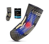 Lusenone Rame Tutore Epicondilite Gomito, Compressione Gomitiera per Epicondilite e Tendinite, Gomitiere per Tennis, Golf, Palestra, Bodybuilding, Sport, Uomo e Donna