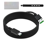 Lusgawer Cavo di ricarica dati USB di tipo C compatibile con Razer BlackWidow V3 Pro/Deathstalker V2 Pro/Ducky One 2 Mini Keyboard Charger, Wolverine V2 Chroma Wired Gaming Pro Controller Charger Cord
