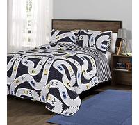Lush Decor Car Tracks - Trapunta per auto, 3 pezzi, colore: Navy