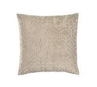 Lush Decor Federa decorativa per cuscino in velluto, 50,8 cm di larghezza x 50,8 cm di lunghezza, color tortora, federa quadrata per cuscino per letto, divano o sedia