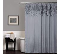 Lush Decor Lillian Shower Curtain Gray