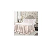 Lush Decor Lush D?or Ticking Stripe Bedspread Blush Vintage Chic Farmh