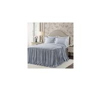 Lush Decor Lush D?or Ticking Stripe Bedspread Navy Vintage Chic Farmho