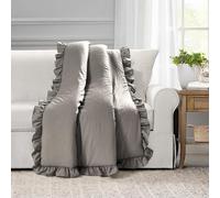 Lush Decor Reyna Plaid Grigio Singolo 50X60