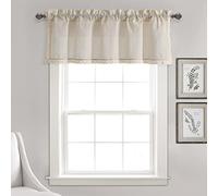 Lush Decor Rosalie Mantovana in finto lino avorio singolo 54x18+2