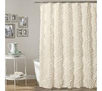 Lush Decor Tenda Doccia, Avorio, 182,9 x 182,9 cm