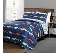 Lush Decor Trapunta, Poliestere, Navy, Twin