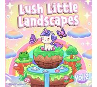 Lush Little Landscapes: Volume 2: Coloring Book for Adults, Teens & Kids | 45 Relaxing Pages with Bold Lines, Cute Animal Scenes, Whimsical Landscapes & Bonus Music Soundtrack