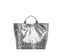Lushandy Borsa di totalizzatore del PVC per le donne di plastica alla moda Tote Bag Leopard borse di stampa lettere ghepardo borse grande tela Hobo borsa