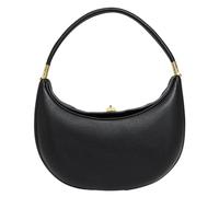 Lushandy Luna Bag 4 in 1 PU Pelle Mezzaluna Borsa Piccola Borsa a Tracolla per le Donne Mezza Luna Borsa Crossbody Borsa Hobo Borsa, nero, 11.0x6.1x3.5 inches