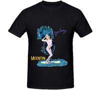 LUSHAOJIANG Golden Earring Moontan Funk Mens T-Shirt Black Tees Unisex Shirt XXL