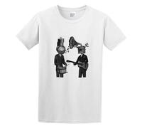 LUSHAOJIANG Goldfish Youth Fans Casual Neutral Milk Hotel Mens T-Shirt White Tees Unisex Shirt XL