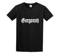 LUSHAOJIANG Gorgoroth True Etal Mens T-Shirt Black Tees Unisex Shirt XXL