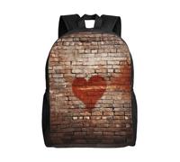 L'Uso Quotidiano Rucksack Brick Wall Zaino Per Le Scuole Eleganti Zaino Università Per Escursionismo, Idea Regalo, Scuola, 42X32X14Cm