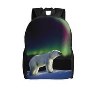 L'Uso Quotidiano Zaino Per Le Scuole Northern Light Bear Zaino Università Unisex Rucksack Per Compleanno, Scuola, Trekking, 42X32X14Cm