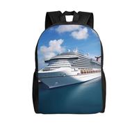 L'Uso Quotidiano Zaino Università Cruise Ships Zaino Per Le Scuole Impermeabile Backpack Per Escursionismo, Compleanno, Trekking, 42X32X14Cm