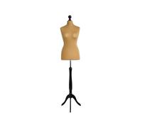 LUSORIA - Manichino da sarto, in legno beige e nero (XL 42/44)