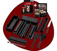 luspo Sushi Maker Kit - Set Completi + 50 recipes in Italiano+Guida al montaggio | 12 Pezzi - Con Coltello da Sushi Expert - Accessori da Cucina Giapponese per nori regalo