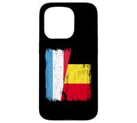 Lussemburgo Belgio Mezza Bandiera Lussemburghese Maglia Belga Custodia per iPhone 15 Pro
