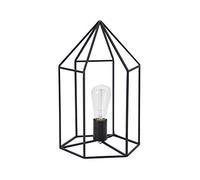 Lussiol 233635 Poster, Filare, Lampada Decorativa, Metallo, Nero, L25 x H26 cm