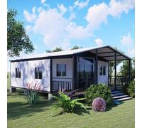Lusso 40ft Mobile Pieghevole Espansione Casa Prefabbricata Bassa Ascesa Modulare Casa Moderna Piccola Casa per Appartamento-Style Living, Cottage Cabin o Rifugio Scenico