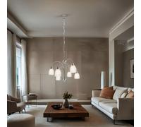 Lusso Appesa Lampada LED Tavolo Cucina Illuminazione 30W Soffitto Luce Big Luce [EEK: 6x5 watt]