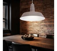 Lusso Appesa Luce Grigio Struttura Pendolo Camera per gli Ospiti Presa 1x E27 [EEK: Non valutato]