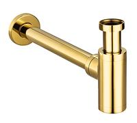 Lusso Bagno Cucina Sifone de Lavabo Lavello Tondo Oro Ottone Sanlingo