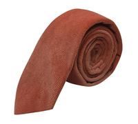 Lusso Bronzo Testurizzato Velluto Cravatta, Marrone