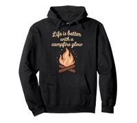 Lusso Camping Glam Life Nature Retreat Adventure Gift Felpa con Cappuccio