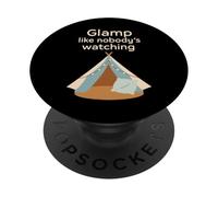 Lusso Camping Glam Life Nature Retreat Adventure Gift PopSockets PopGrip Adesivo