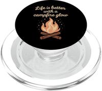 Lusso Camping Glam Life Nature Retreat Adventure Gift PopSockets PopGrip per MagSafe