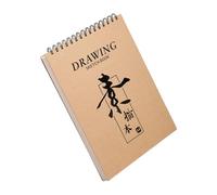 Lusso Dorato Copertina rigida Sketch Pad Notebook Pagine ispessite per la pratica della pittura Disegno Carta Sketch Pad Acquerello Notebook